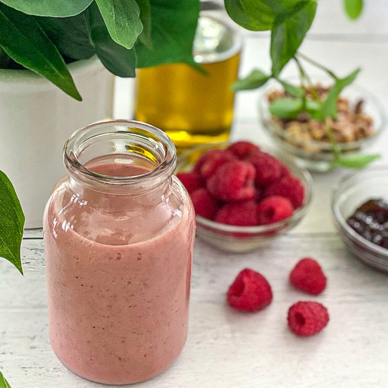 Raspberry Walnut Vinaigrette Dressing That Salad Lady