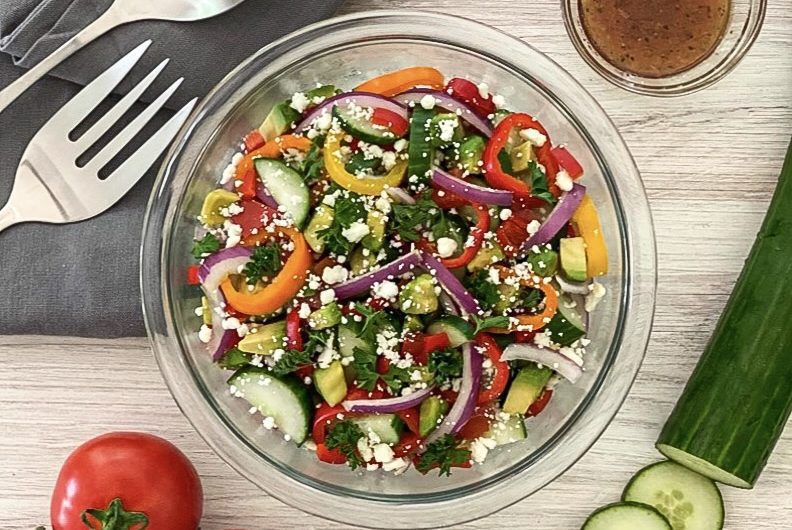 Light and Easy Cucumber Tomato Salad
