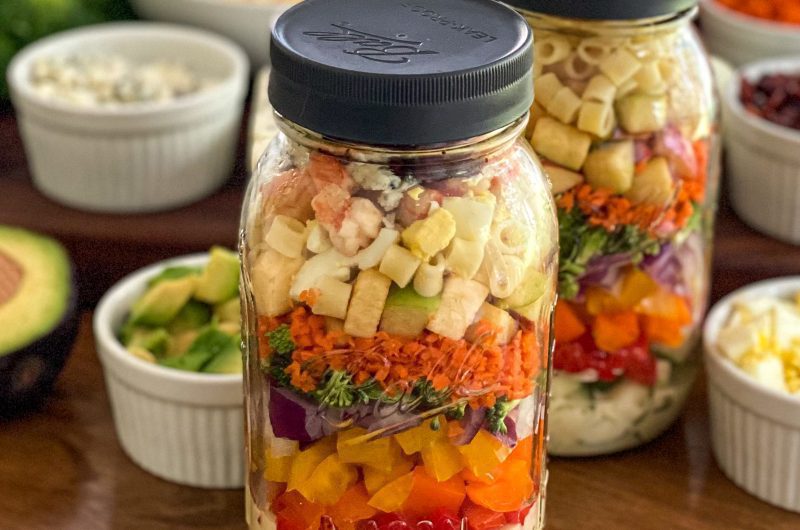 Mason Jar Pasta Salad Recipe