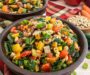 Rainbow Black-Eyed Peas Salad with Fresh Collards