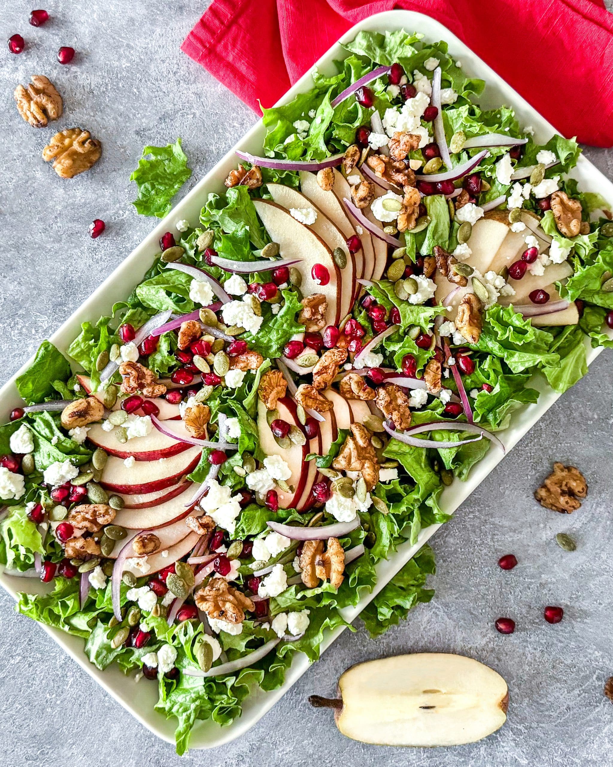 Crisp and Sweet Pear Salad | That Salad Lady®