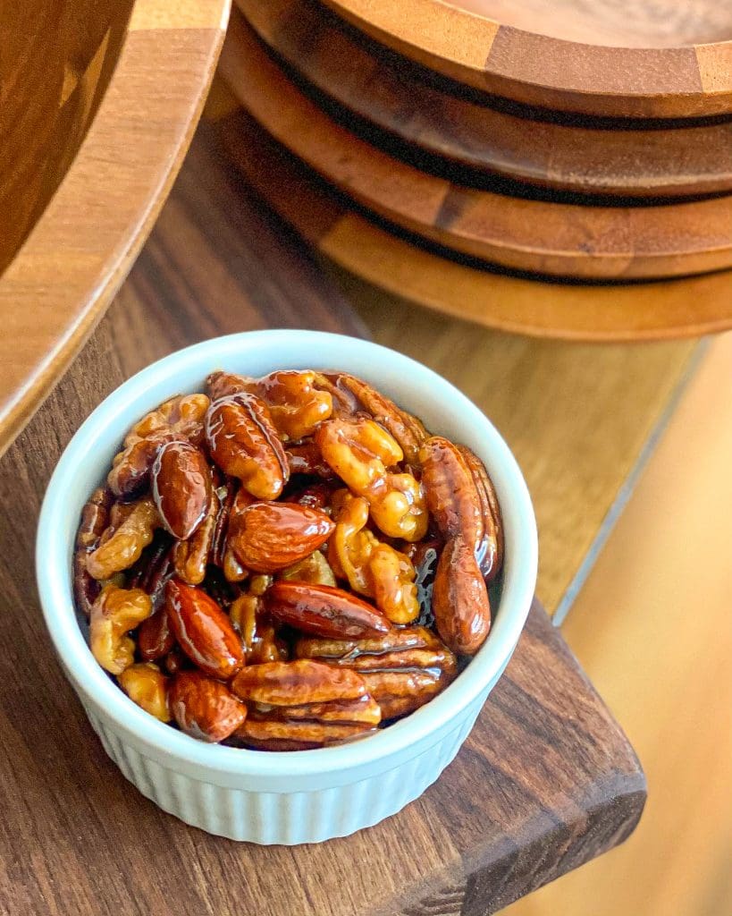 Healthy Honey-Glazed Candied Nuts | Naturally Sweetened | That Salad Lady®